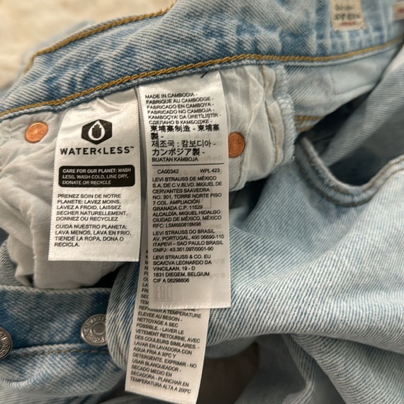 Ribcage Straight Ankle Women's Jeans 24x27 - Picture 6 of 6